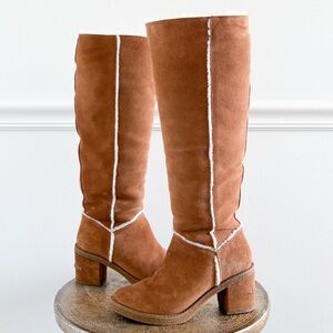 UGG Kasen Tall Suede Leather Boots 6